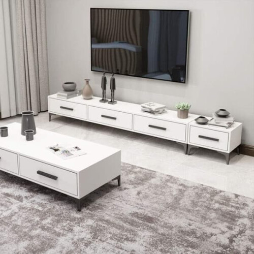 Sofaben trekantede 15 cm sett med 4 2