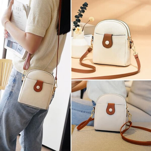 Handytasche, Achseltasche, weiß 2