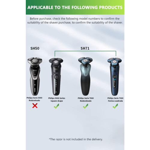 Philips OneBlade SH71 Vervangingskop 7000 2