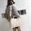 Canvas tote bag with multiple pockets and adjustable strap 3
