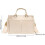 Canvas tote bag with multiple pockets and adjustable strap 5