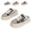 Tênis plataforma slip-on feminino em mesh, leve. 1