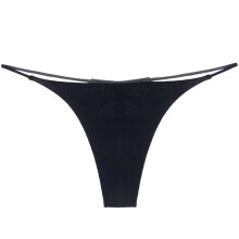 Dames katoenen string met lage taille en dubbele bandjes