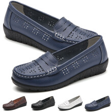 Dame åndbare mesh loafers med svangstøtte