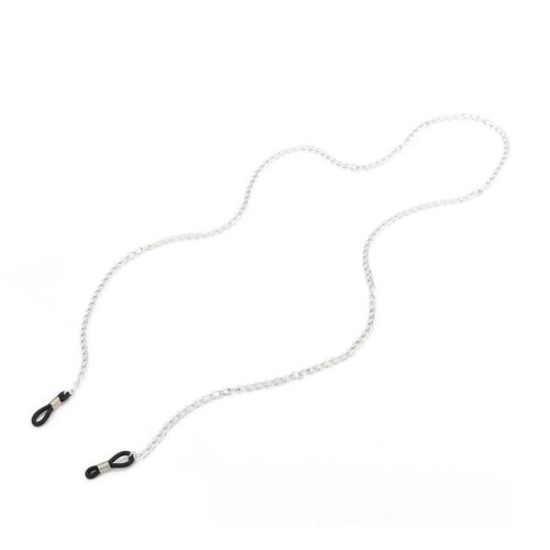 Ασημένια αλυσίδα για τον λαιμό με κορδόνι για γυαλιά 1 τεμάχιο 2