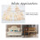 Apliques de madera tallada sin pintar (2 unidades) 3
