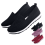 Γυναικεία slip-on μοκασίνια με αεριζόμενο ύφασμα και flyknit, μέγεθος 6-10 1