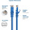 Cabo Ethernet Cat6 Azul 3m 10Gbps (Pacote com 5) 4