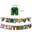 Minecraft-bursdagsfestdekorasjonssett 4