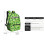 Mochila Minecraft para meninos, verde, com desenho de Creeper e zumbi, 40 cm (16 polegadas). 2