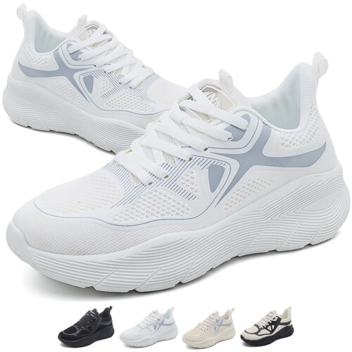 Dame ortopædiske sneakers i åndbart mesh med svang