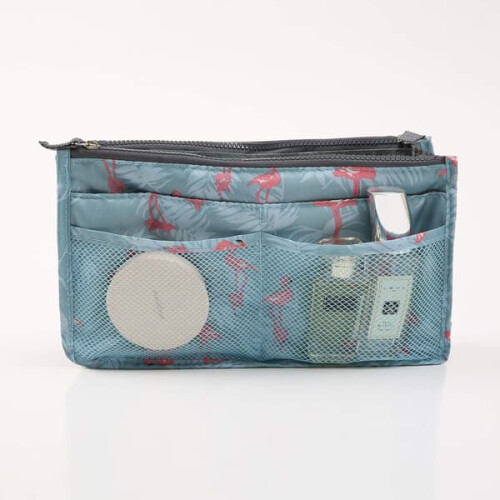 Handtaschenset, schwarzes Blumendesign, Einheitsgröße 1