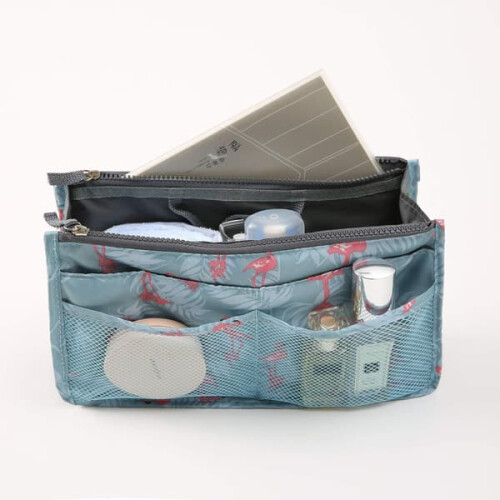 Handtaschenset, schwarzes Blumendesign, Einheitsgröße 2