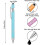 Touchscreenpen, balpen, lichtpaars, 5 stuks 2