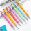 Touchscreenpen, balpen, lichtpaars, 5 stuks 7