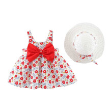 Blumenkleid-Set für Kleinkinder, A-Linien-Prinzessinnenstil