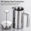 Cafetière à piston en acier inoxydable 1000 ml 3