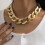 Acryl grove ketting dames gothic choker 4-pack 4