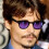 Στρογγυλά γυαλιά ηλίου σε στυλ Johnny Depp, vintage, σε διάφανο χρώμα. 2