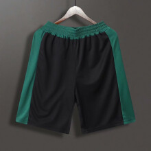 Pantalones cortos de entrenamiento de verano para hombre, tallas grandes, color negro.