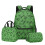 Conjunto de mochila Minecraft3D para crianças com lancheira e 6