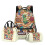 Conjunto de mochila Minecraft3D para crianças com lancheira e 8