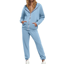 Dames lounge set voor de herfst, bestaande uit een hoodie en een broek (2-delig).