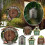 Feentür-Set, Miniatur-Gnomtüren, 6-teilig 4