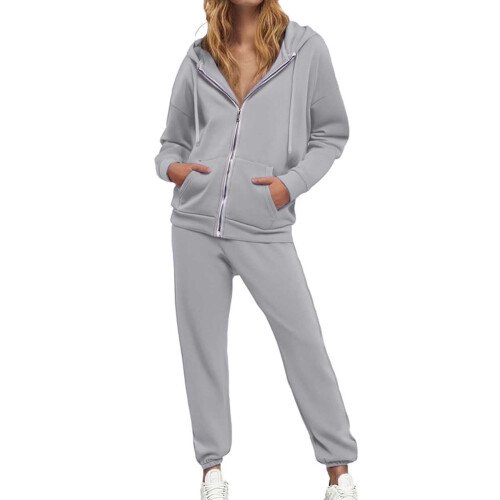 Completo da casa da donna con felpa e pantaloni, 2 pezzi