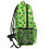 Mochila Minecraft para meninos, verde, com desenho de Creeper e zumbi, 40 cm (16 polegadas). 5