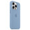 Coque magnétique MagSafe en silicone bleu clair pour iPhone 15 Pro Max 2
