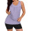 Conjunto de biquíni tankini feminino com top estampado e shorts estilo boxer. 1