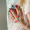 Étui de téléphone multicolore avec chaînette pour Samsung Galaxy S21+ 2