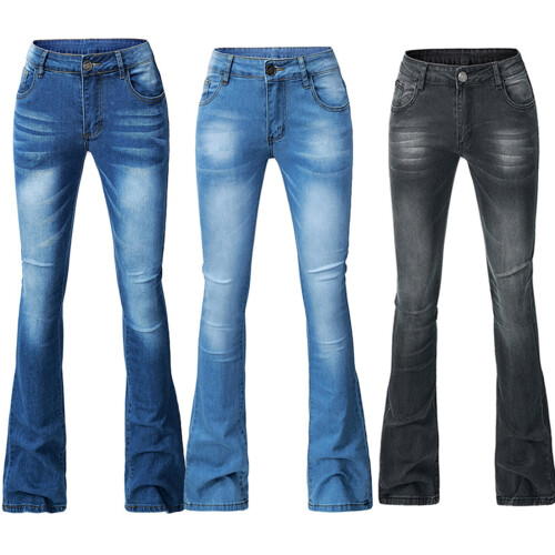Jeans Tanaí Gorma le Bríste Leathnaithe do Mhná
