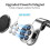 Magnetic Car Phone Holder Air Vent Mount Silver 2