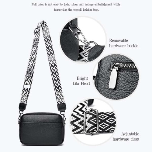 Borsa a tracolla blu, borsa a spalla, 1 pezzo 2