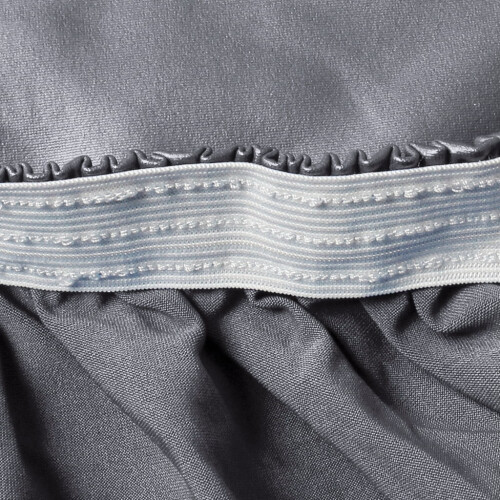 Rond tafelkleed van polyester, passend, 2-delig 2