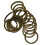 Porte-clés assortis en bronze 32 mm 2