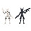 Action figure T13 multicolore da assemblare con spada laser 2