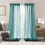 Transparente gardiner lysfiltrerende 2 paneler 84" x 102" 1