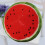 Oreiller rond et doux Windfall orange kiwi pastèque fruits 3D 6