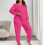 Completo pigiama da donna taglie forti a maniche lunghe 1