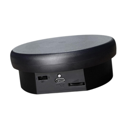 Menolana Electric Turntable Platform 360 Black 12cm 1