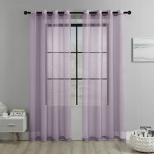 Transparante, lichtdoorlatende gordijnen 39" x 78" (2 stuks)