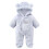 Baby vinterfleece-hettegenser 0-3 måneder 1