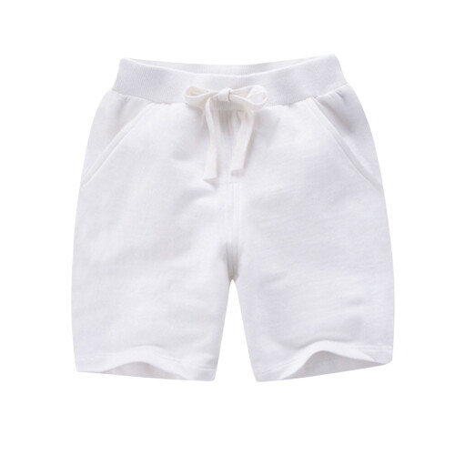 Kids Summer Casual Shorts with Pockets Solid Color