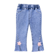 Baby Mädchen Jeans aus Denim, elastischer Bund, 3-4 Jahre