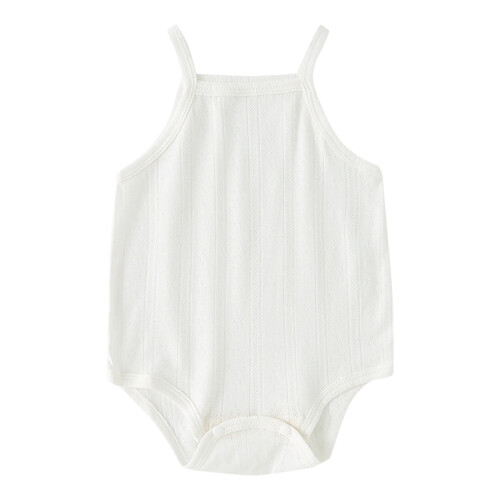 Barboteuse sans manches blanche pour bébé, taille 90 (unisexe)