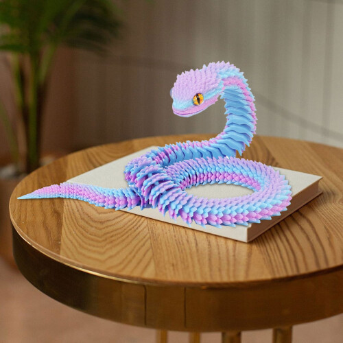 3D-gedrucktes, bewegliches Schlangenspielzeug, 1 oder 2 Stück 1