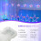 Star Curtain Lights 13.5FT 126LED 8 Modes Battery Powered 2